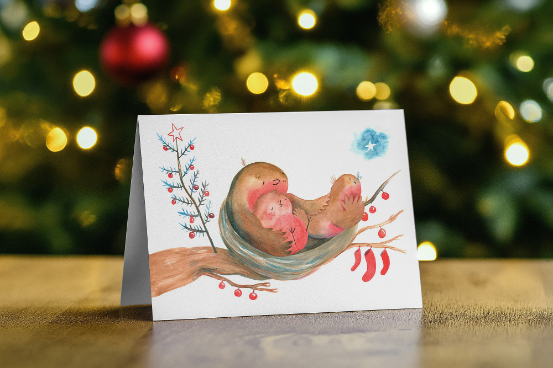 Cookie Chaos Christmas card