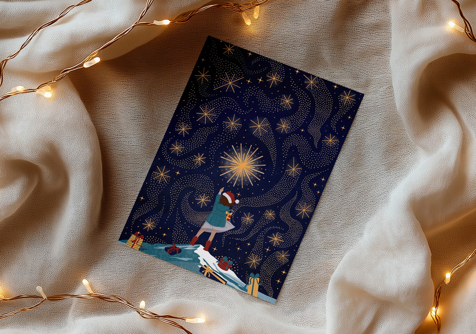 A Sky Full of Love Christmas card